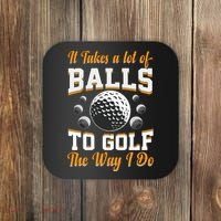 Funny Golf Gift For Golfer Coaster thumb 0