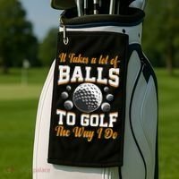 Funny Golf Gift For Golfer Golf Towel thumb 2