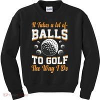 Funny Golf Gift For Golfer Kids Sweatshirt thumb 0