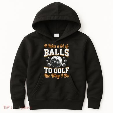 Funny Golf Gift For Golfer Kids Hoodie