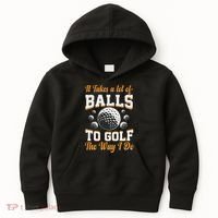 Funny Golf Gift For Golfer Kids Hoodie thumb 0