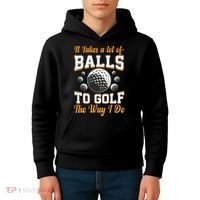 Funny Golf Gift For Golfer Kids Hoodie thumb 4