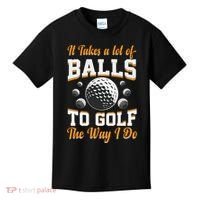 Funny Golf Gift For Golfer Kids T-Shirt thumb 0