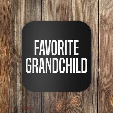 Favorite Grandchild Gift Coaster