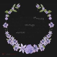 Floral God Grant Me The Serenity Prayer Spiritu Toddler Hoodie thumb 2