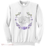 Floral God Grant Me The Serenity Prayer Spiritu Sweatshirt thumb 0