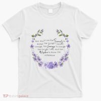 Floral God Grant Me The Serenity Prayer Spiritu T-Shirt thumb 0