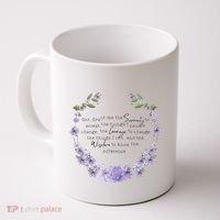 Floral God Grant Me The Serenity Prayer Spiritu Coffee Mug thumb 0