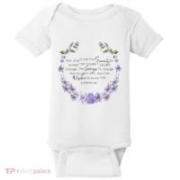 Floral God Grant Me The Serenity Prayer Spiritu Baby Bodysuit thumb 0