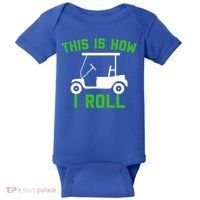 Funny Golfing Gift Golf Cart This Is How I Roll Meaningful Gift Baby Bodysuit thumb 0