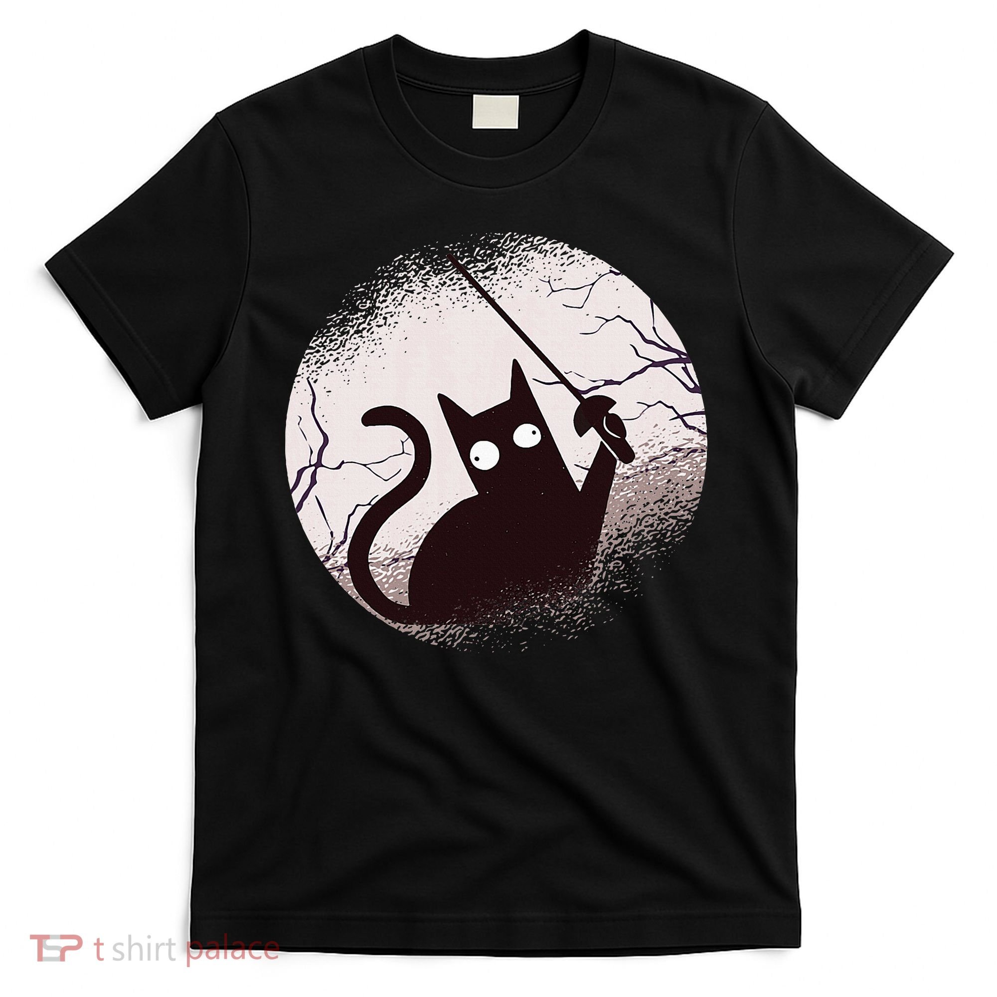 Fencing Game Gamer Fencer Sport Fencing Cat T-Shirt
