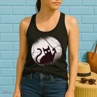Fencing Game Gamer Fencer Sport Fencing Cat Women's Tank Top thumb 2