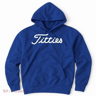 Funny Golf Gift: Titties Gift Funny Saying Golfer Golfing Gift Hoodie