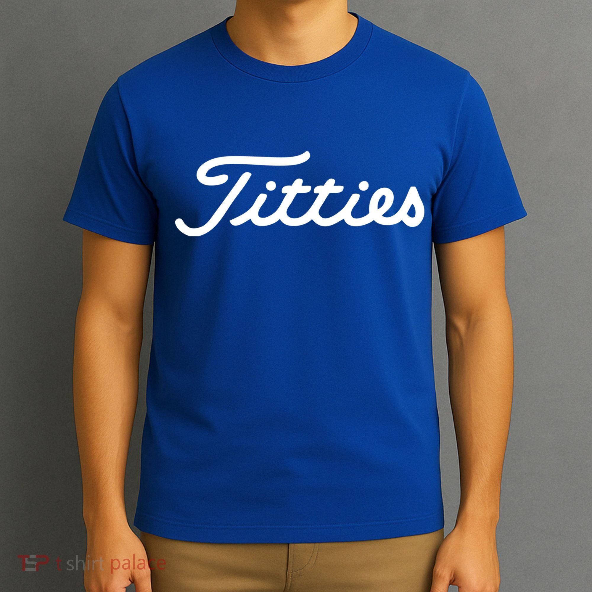 Funny Golf Gift: Titties Gift Funny Saying Golfer Golfing Gift T-Shirt