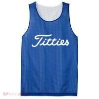Funny Golf Gift: Titties Gift Funny Saying Golfer Golfing Gift Mesh Reversible Basketball Jersey Tank thumb 0