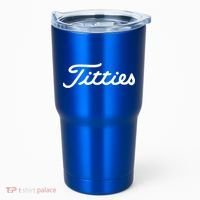Funny Golf Gift: Titties Gift Funny Saying Golfer Golfing Gift Tumbler thumb 0