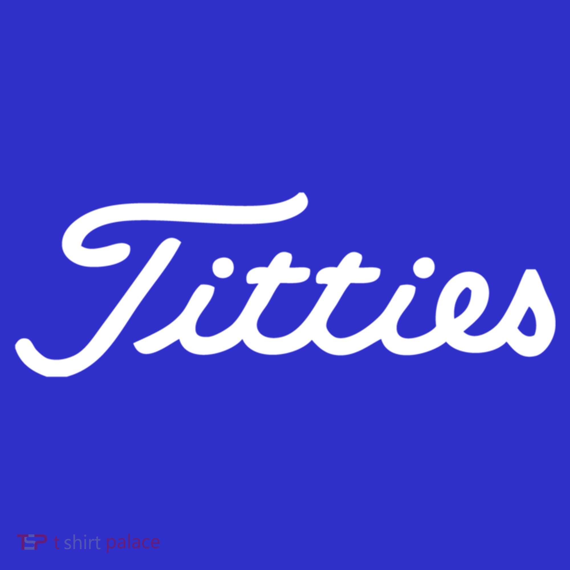 Funny Golf Gift: Titties Gift Funny Saying Golfer Golfing Gift Mousepad