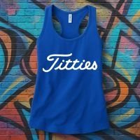 Funny Golf Gift: Titties Gift Funny Saying Golfer Golfing Gift Women's Tank Top thumb 3