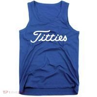 Funny Golf Gift: Titties Gift Funny Saying Golfer Golfing Gift Tank Top thumb 0