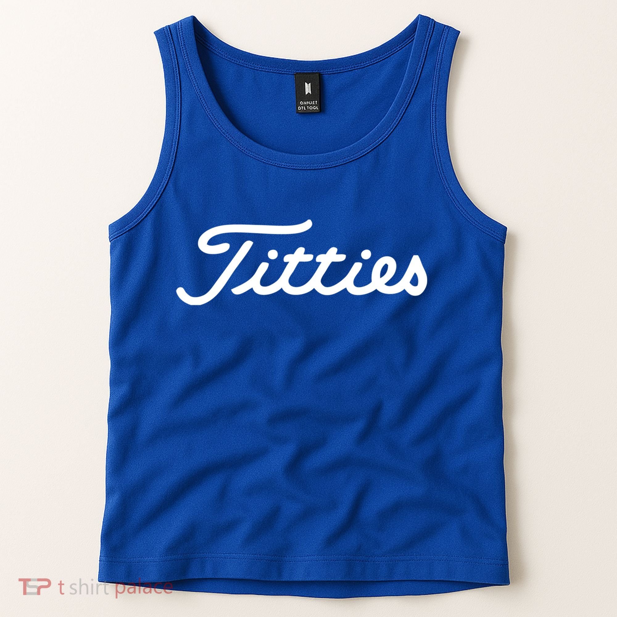 Funny Golf Gift: Titties Gift Funny Saying Golfer Golfing Gift Tank Top
