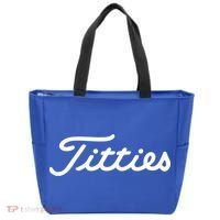 Funny Golf Gift: Titties Gift Funny Saying Golfer Golfing Gift Tote Bag thumb 0