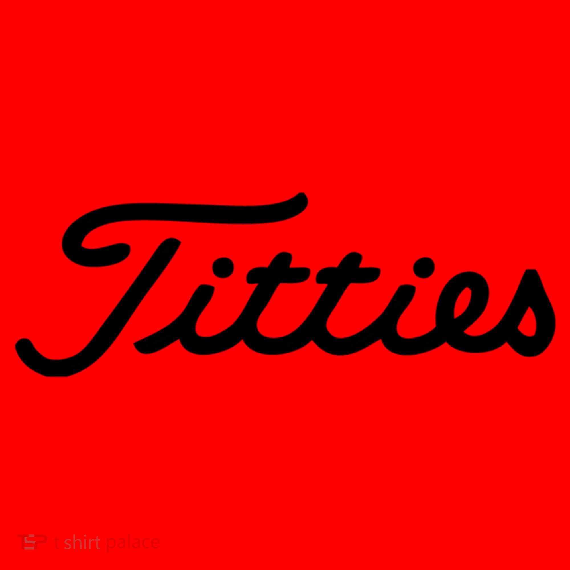 Funny Golf Gift: Titties Gift Funny Saying Golfer Golfing Gift Santa Hat