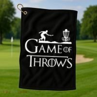 Frisbee Golf Game Of Throws Disc Golf Golf Towel thumb 1