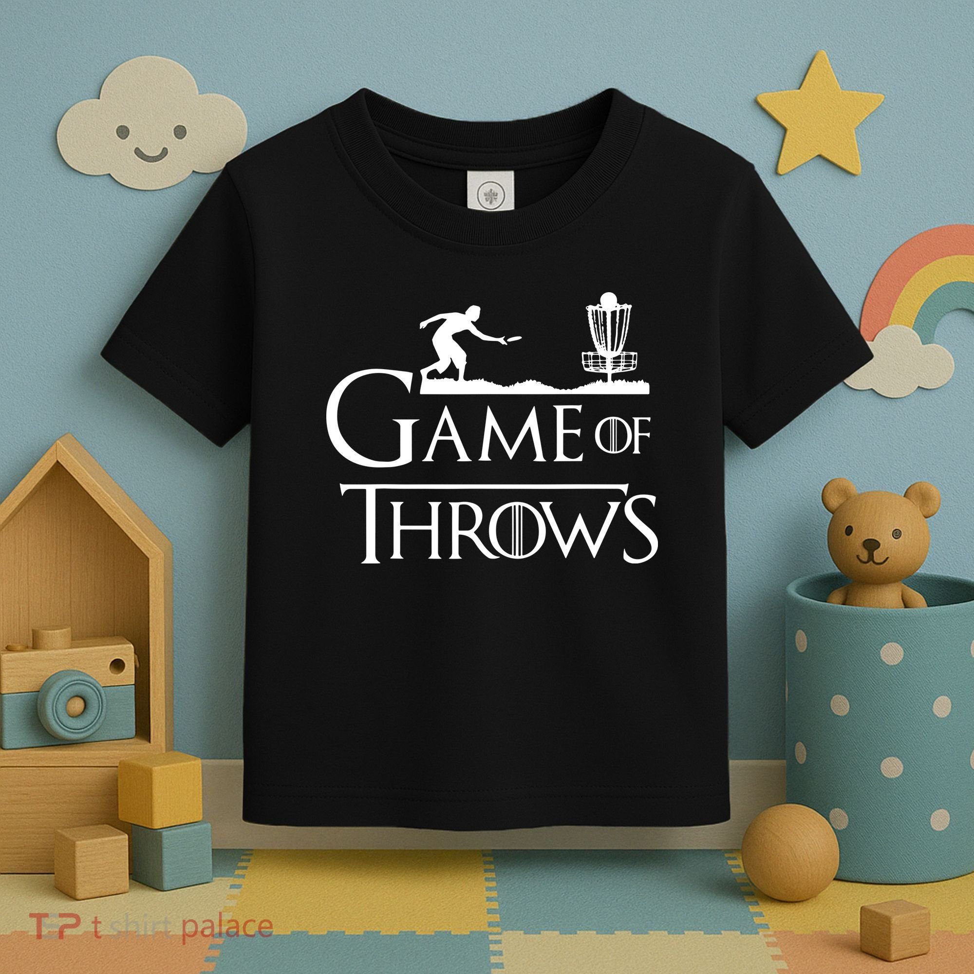 Frisbee Golf Game Of Throws Disc Golf Toddler T-Shirt