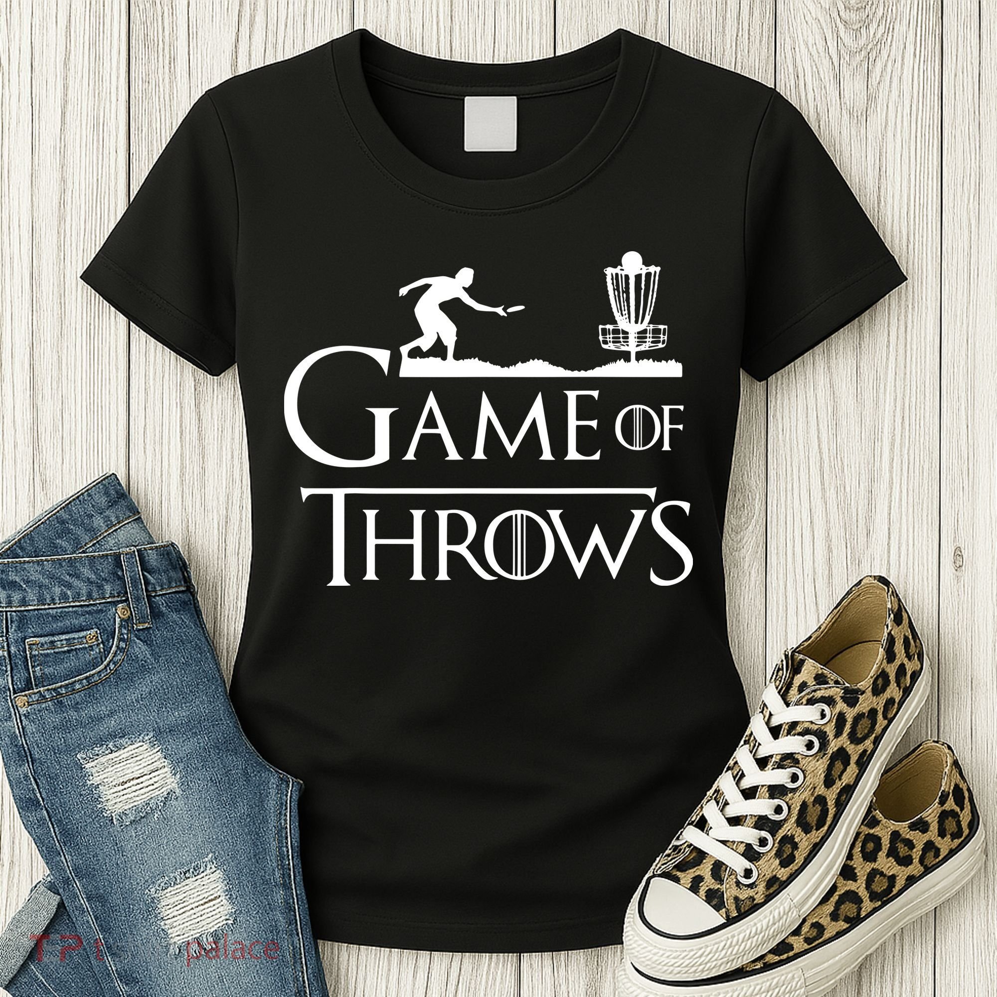 Frisbee Golf Game Of Throws Disc Golf Women's T-Shirt