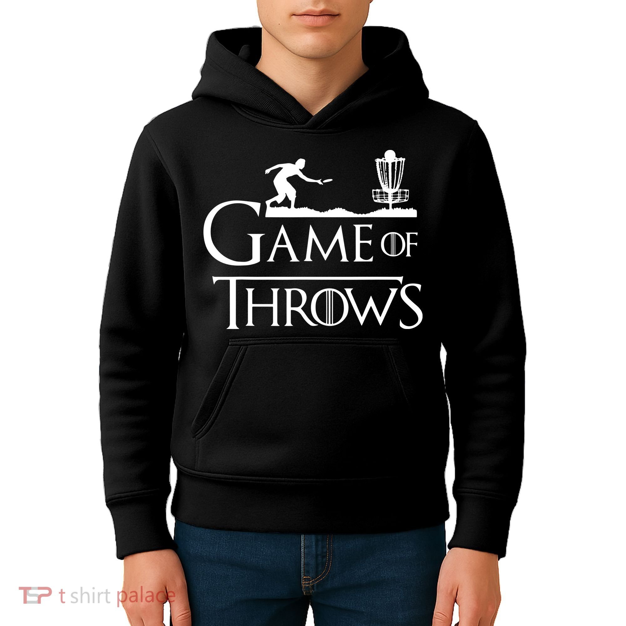 Frisbee Golf Game Of Throws Disc Golf Kids Hoodie