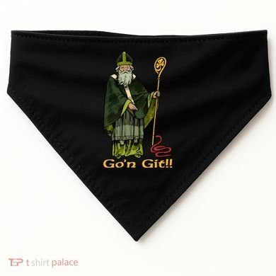 Funny Gon Git St Patrick USA-Made Doggie Bandana