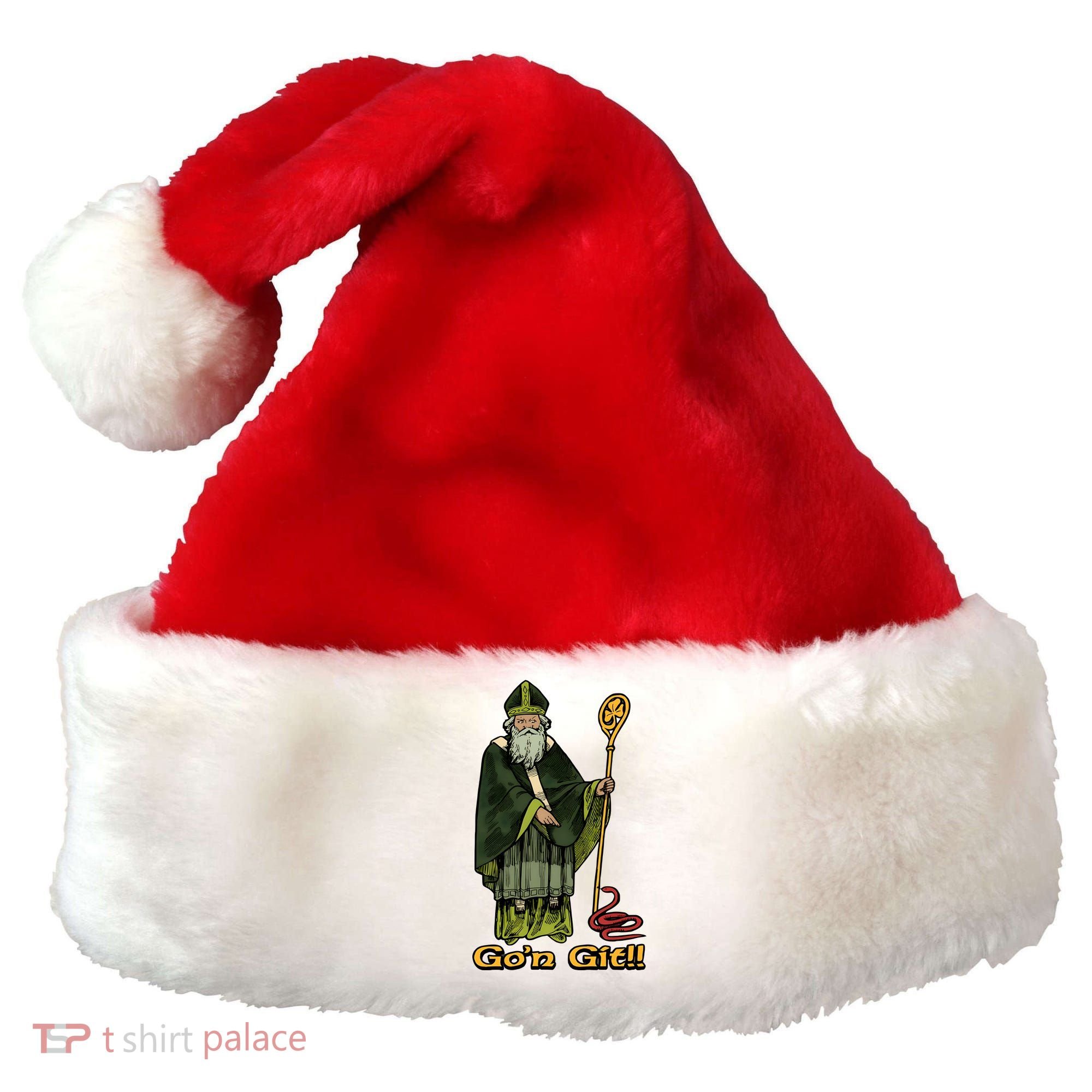 Funny Gon Git St Patrick Santa Hat