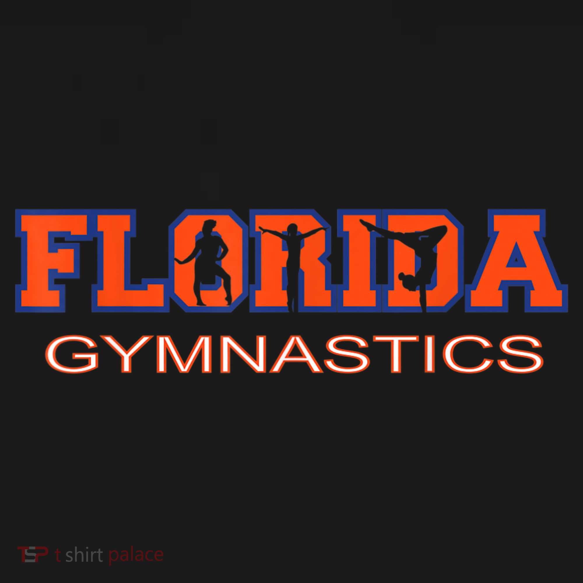 Florida Gymnastics Girls Tumbling Gear Gymnast Aerobic Dance T-Shirt