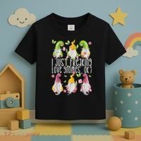 Funny Garden Gnome I Just Freaking Love Gnomes Toddler T-Shirt thumb 3