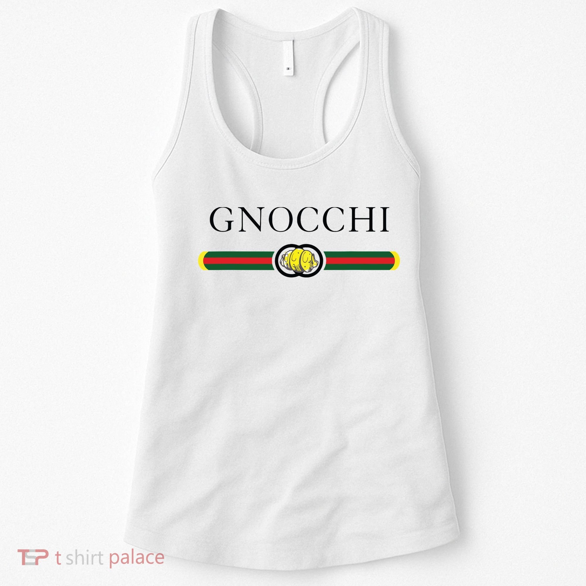 Funny Graphic Gnocchi Italian Pasta Novelty Food Gifts Women's Tank Top