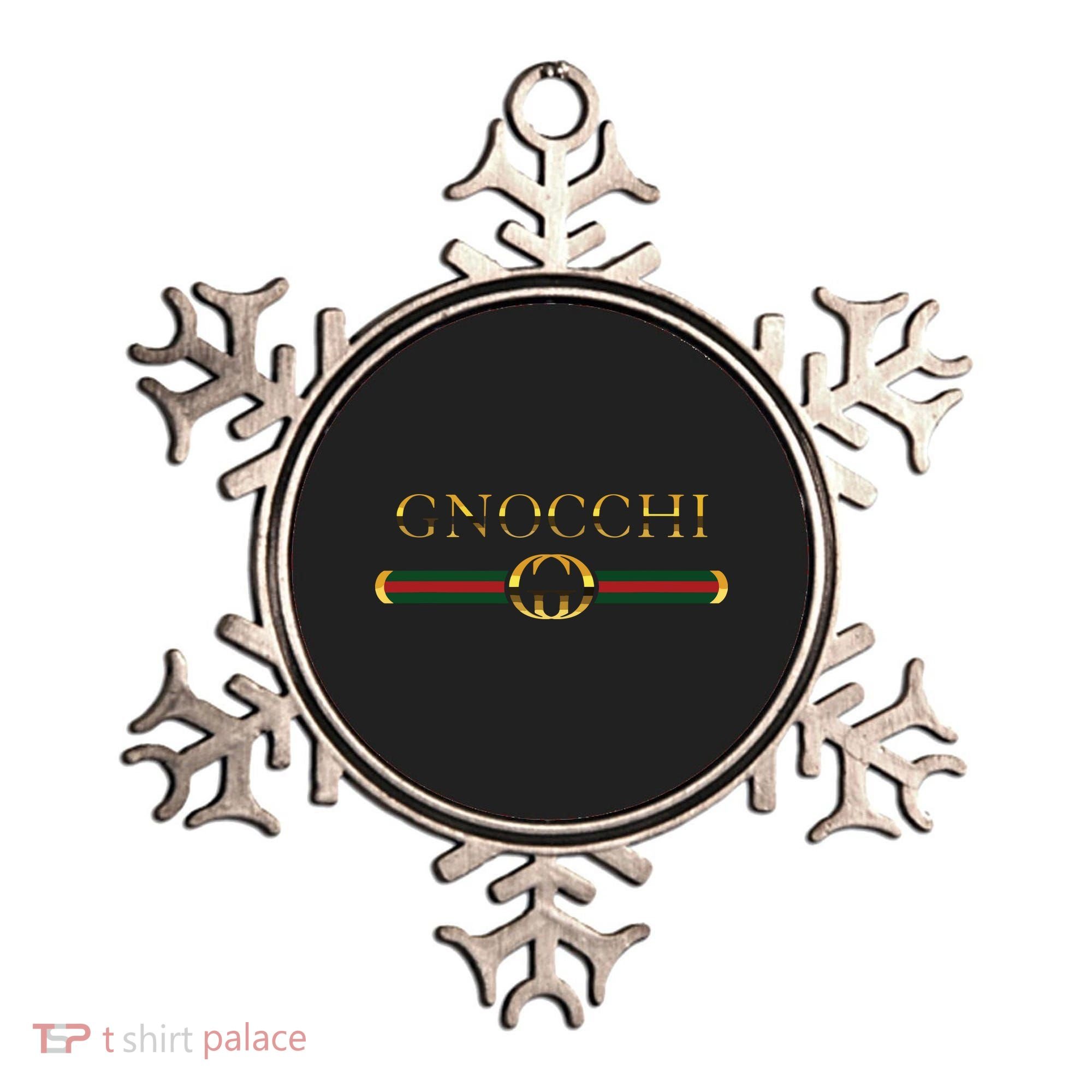 Funny Graphic Gnocchi Italian Pasta Novelty Gift Food Ornament