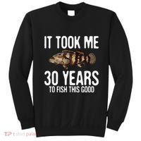 Funny Goliath Grouper Fishing 30th Birthday 30 Years To Fish Sweatshirt thumb 0