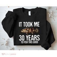 Funny Goliath Grouper Fishing 30th Birthday 30 Years To Fish Sweatshirt thumb 2