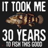 Funny Goliath Grouper Fishing 30th Birthday 30 Years To Fish Sweatshirt thumb 3