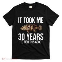 Funny Goliath Grouper Fishing 30th Birthday 30 Years To Fish T-Shirt thumb 0