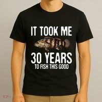 Funny Goliath Grouper Fishing 30th Birthday 30 Years To Fish T-Shirt thumb 3