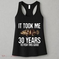 Funny Goliath Grouper Fishing 30th Birthday 30 Years To Fish Women's Tank Top thumb 3