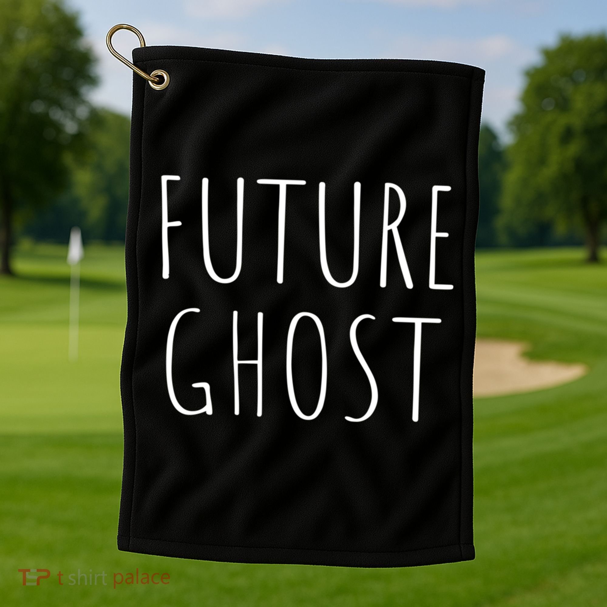 Future Ghost Gift Golf Towel