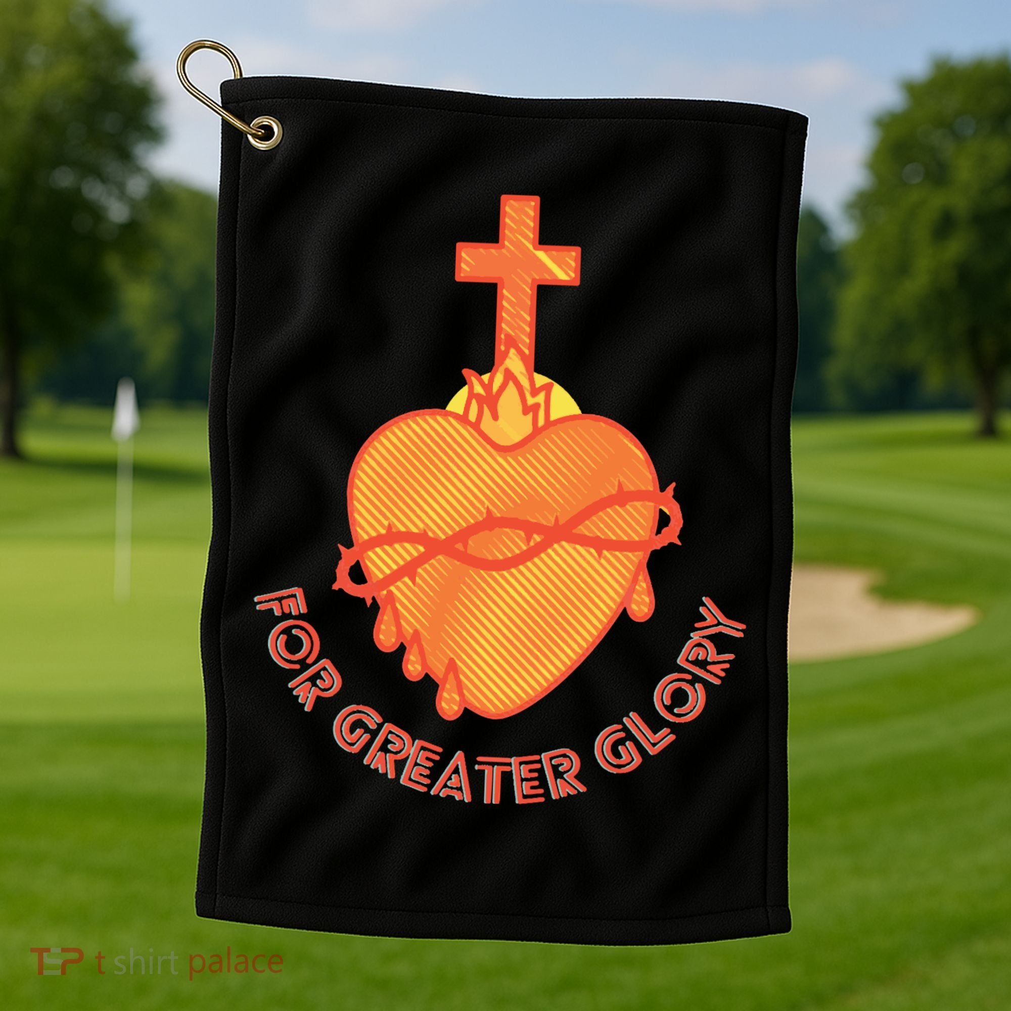 For Greater Glory Golf Towel