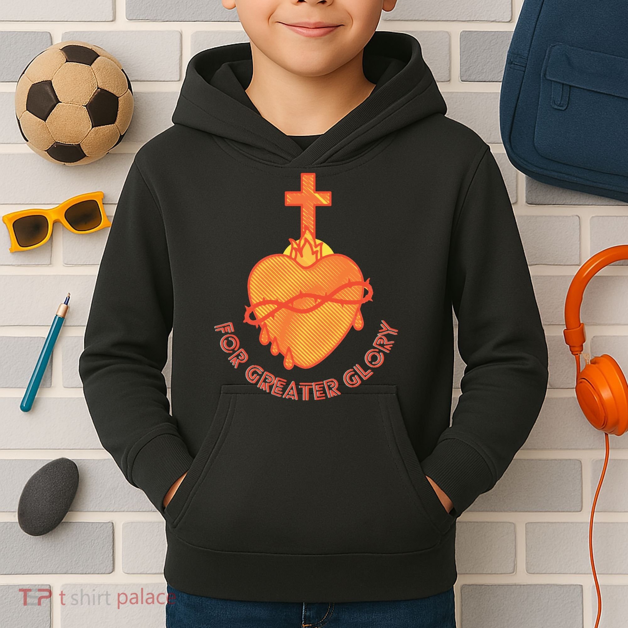 For Greater Glory Kids Hoodie