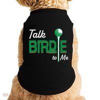 Funny Golf Gift Talk Birdie To Me Gift Doggie Tank thumb 0