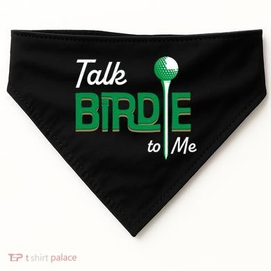 Funny Golf Gift Talk Birdie To Me Gift USA-Made Doggie Bandana