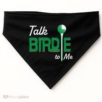 Funny Golf Gift Talk Birdie To Me Gift USA-Made Doggie Bandana thumb 0