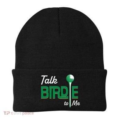 Funny Golf Gift Talk Birdie To Me Gift Beanie