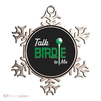 Funny Golf Gift Talk Birdie To Me Gift Ornament